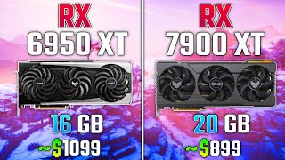 AMD RX 6950 XT vs RX 7900 XT  Test in 7 Games [upl. by Maurene]