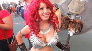 MORE Cosplay Girls of ComicCon 2016 [upl. by Nosnaj106]