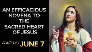 JUNE 7 NOVENA TO THE MOST SACRED HEART OF JESUS 9 Days Prayer Novena SacredHeartOfJesus [upl. by Jeannie]