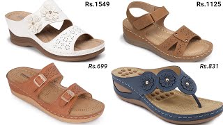 PERFECT FIT FOR EVERYONE BEST SANDALS SHOES SLIPPERS CHAPPALS FOR WOMEN [upl. by Ellora932]