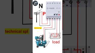 automatic changeover connectionGenerator changer wiringshortsshortelectrical viralvideo [upl. by Auvil]