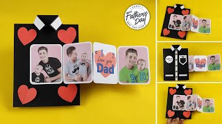 Happy Father’s Day Card  Handmade Card for Father’s Day DIY [upl. by Nuahsal]