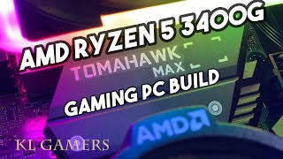 AMD Ryzen 5 3400G msi B450 TOMAHAWK MAX GTX 1650 Armaggeddon Airstream S140 Gaming PC Build [upl. by Nnairb]