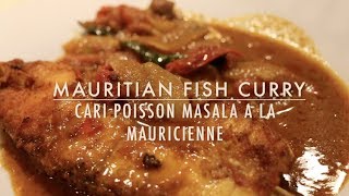 Mauritian Fish curry  Cari poisson masala à la mauricienne [upl. by Dera]