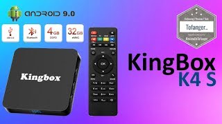 KingBox K4S  Android TV BOX  4GB Ram 32GB stockage  Android 9  Unboxing [upl. by Anoy]