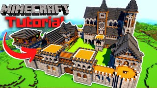 TUTORIAL  CASTILLO DEFINITIVO para MINECRAFT SURVIVAL  PARTE 1 [upl. by Tersina561]