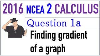 2016 NCEA 2 Calculus Exam Q1a [upl. by Rodgiva]