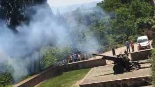 The Canon of Gianicolo Janiculum Hill Firing in Rome [upl. by Charis]