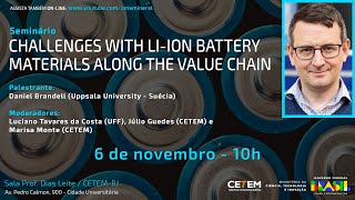 Seminário Challenges with Liion battery materials along the value chain [upl. by Ferri]