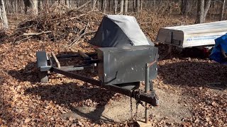 Double jet ski trailer restoration part 1 [upl. by Zurkow]