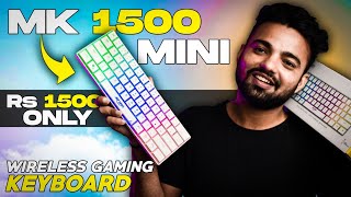 Best Wireless Gaming Keyboard Under 1500  Ant Esports MK1500 Mini [upl. by Lerner755]