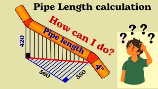 Pipe Length Calculation How to calculate pipe section length [upl. by Erickson386]