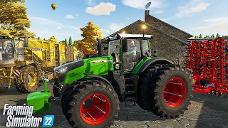 Angeliter Land🔹Ep 06  10🔹TWO HOURS of FARMING amp MUSIC🔹Farming Simulator 22 [upl. by Hazmah]