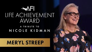 Meryl Streep at the AFI Life Achievement Award Tribute to Nicole Kidman [upl. by Yettie]