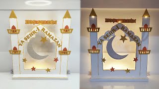 Ramadan Decoration Craft ideas  Handmade Ramadan Decor  Ramadan Craft  DIY Ramadan Mubarak Decor [upl. by Robb]