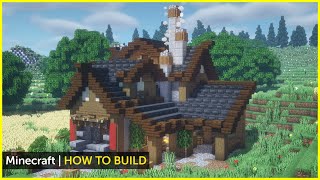 Minecraft  Villager Houses  Weaponsmiths House Tutorial [upl. by Pacifa]