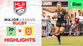 Seattle Seawolves Keep their Playoff Dreams Alive with win over San Diego  MLR Rugby Highlights [upl. by Adnovoj]