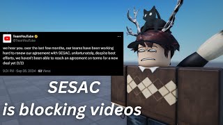 SESAC is Blocking My Videos please watch [upl. by Epoillac685]