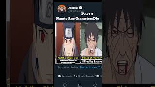 How Naruto Characters Age amp Die  Naruto Characters Age At Death [upl. by Mariejeanne]