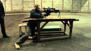 50 Cal Sniper Rifle Recoil [upl. by Acsecnarf]