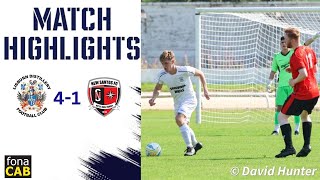 Highlights  Lisburn Distillery 2nds 4 v 1 New Santos 792024 [upl. by Ennovahs]