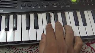 Kandhon se milte hai kandhe song on casio [upl. by Nyrad]