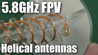 Two 58GHz FPV helical antennas compared [upl. by Fong]