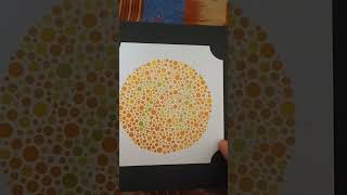 Ishiharas Test For Colour Deficiency colourblindness ishihara sscgd sscgdmedical2022 sscgdmed [upl. by Leirvag]