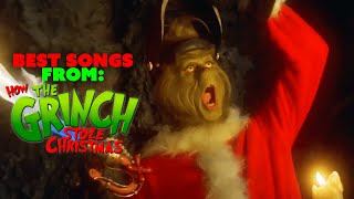 Best Songs from How The Grinch Stole Christmas  Jim Carrey amp Taylor Momsen  TUNE [upl. by Nylra895]