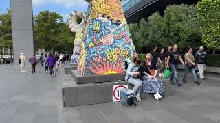 4K Walk  Melbourne Southbank waterfront including crown plaza [upl. by Reidid702]