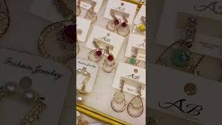 Earrings collectionEveryday essentialeytshortviralvidelshortvideo [upl. by Ycniuqed184]