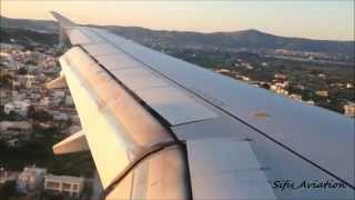 Aegean Airlines A320 Early Morning Landing At Rhodes Airport HD [upl. by Kaiser]