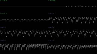 Improved PSG Audio MSX2 Metal Gear 2 Solid Snake Soundtrack PSGSCC  Oscilloscope View [upl. by Tootsie618]