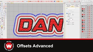 Wilcom Elements 5 Offsets Advanced [upl. by Viveca]