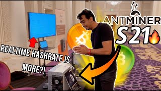 Antminer S21 200th amp 335th Hands On🔥 Realtime Results 🚀 Crypto Mining India Crypto bitcoin mining [upl. by Lachman935]