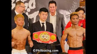 RENE MARK CUARTO VS GINJIRO SHIGEOKA FIGHT HIGHLIGHTS IBF INTERIM MINIMUMWEIGHT TITLE APRIL 16 JAPAN [upl. by Myron]