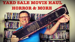 YARD SALE MOVIE HAUL  HORROR amp MORE [upl. by Jalbert]