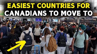 10 Easiest Countries For Canadians to move to in 2024 [upl. by England]