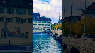 A Ship on the Limmat River Zurich Switzerland 🇨🇭ytshorts travel [upl. by Nilram]