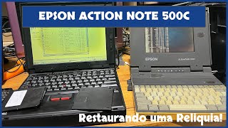 0064 Revivendo uma Relíquia EPSON ActionNote de 1994 [upl. by Aiem22]