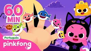 TV Família Tubarão de Dedos e mais 🖐   Completo  Pinkfong Bebê Tubarão Canções para Crianças [upl. by Trella]