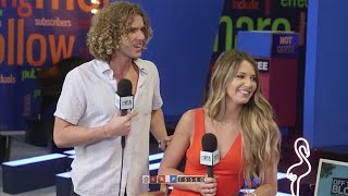 BB20 Runner Up  Tylers Backyard Interview After The BB20 Finale Angela joins him [upl. by Coshow226]