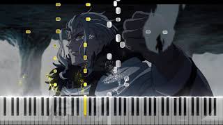 Mushoku Tensei Jobless Reincarnation OST  Encounter With Overwhelming Power Piano Tutorial [upl. by Neyugn]