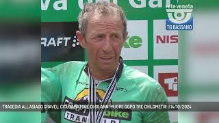 TRAGEDIA ALLASIAGO GRAVEL CICLOAMATORE DI 69 ANNI MUORE DOPO TRE CHILOMETRI  14102024 [upl. by Ecnerrot]