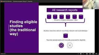 Using OpenAlex to keep living systematic reviews and maps up to date University College London [upl. by Couhp]