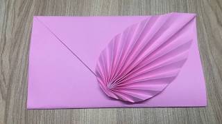 How to Make an Origami Leaf Envelope [upl. by Dnilazor]