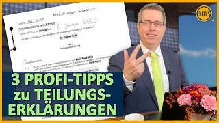 Hausgeld amp Teilungserklärung 3 Dinge die du vor Kauf prüfen solltest [upl. by Arlyn]