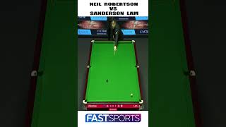 Neil Robertson VS Sanderson Lam Black Ball Battle  Who Will Emerge Victorious  Fast Sports [upl. by Nottage408]