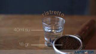 Ristretto  Espresso  Lungo Farkları nelerdir [upl. by Pammi]