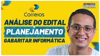 EDITAL CORREIOS  Análise  Planejamento para gabaritar INFORMÁTICA opior correios ibfc [upl. by Reena]